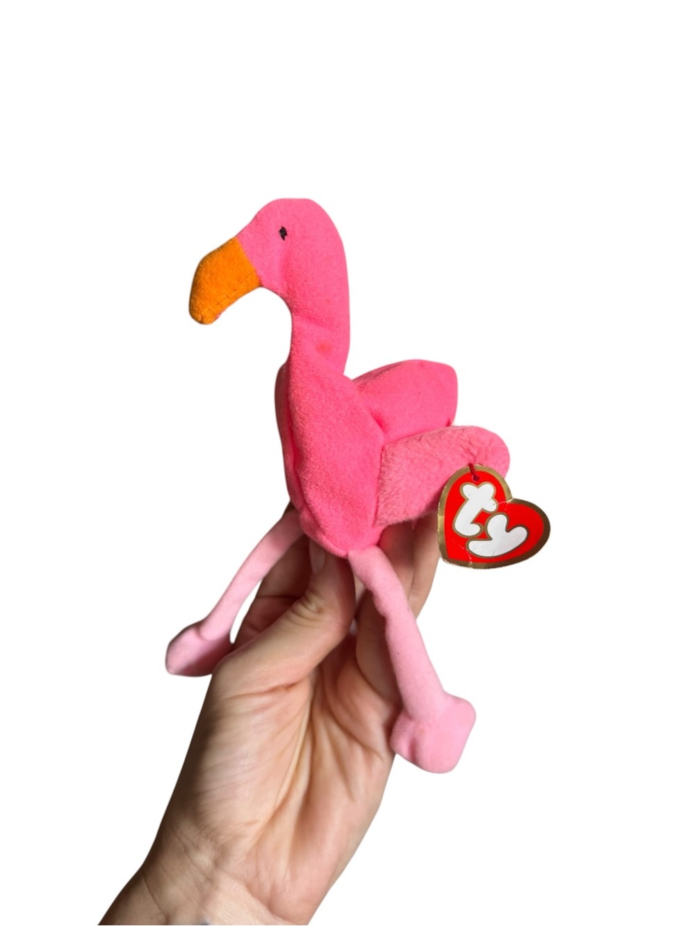 Ty Pink Flamingo Plush